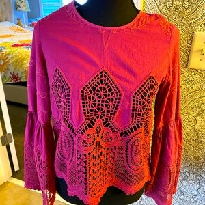 Beautiful Mauve Anthropologie Shirt